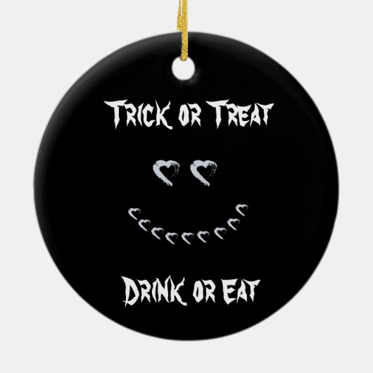 Halloween Drink oder Eat Ornament (Hinten)