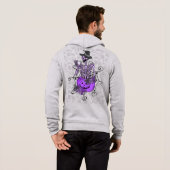 Halloween Drink Skeleton Hoodie (Schwarz voll)