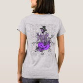 Halloween Drink Skeleton T-Shirt (Rückseite)