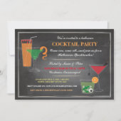 Halloween Drinks Party Spooky Einladung (Vorderseite)