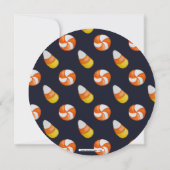 Halloween Drinks und Leckereien Halloween Einladung (Rückseite)