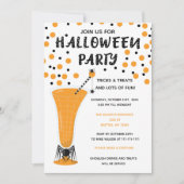 Halloween Drinks und Leckereien Halloween Einladung (Vorderseite)