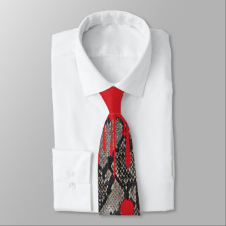 Halloween Dripping Blood Python Snake Skin Bloody Krawatte