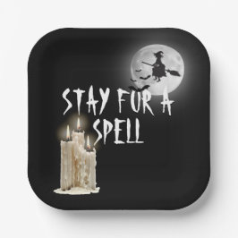 Halloween Driving Candles Pappteller