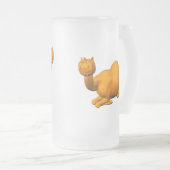 Halloween Dromedary Mattglas Bierglas (VorderseiteRechts)