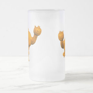 Halloween Dromedary Mattglas Bierglas