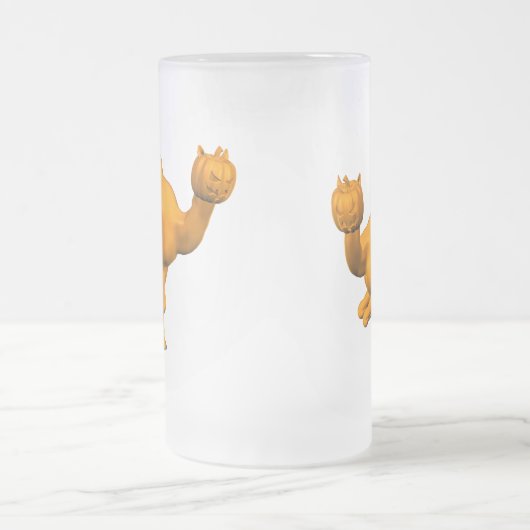 Halloween Dromedary Mattglas Bierglas (Mittel)