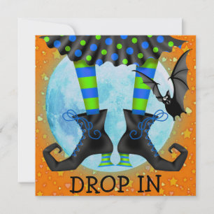 Halloween Drop in Einladung