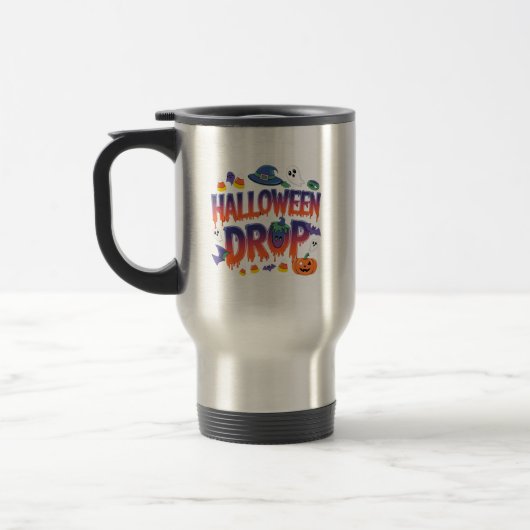 Halloween-Drop Reisebecher (Links)