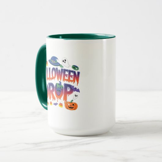 Halloween Drop Tasse (Vorderseite Links)