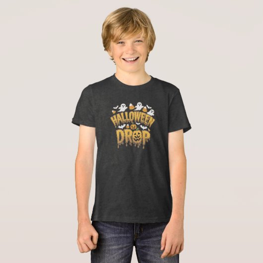 Halloween Drop Tri-Blend Shirt (Vorderseite voll)