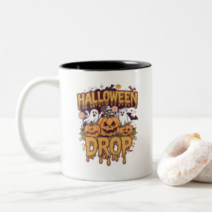 Halloween Drop Zweifarbige Tasse