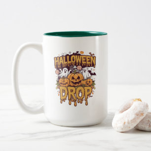 Halloween Drop Zweifarbige Tasse