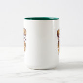 Halloween Drop Zweifarbige Tasse (Mittel)