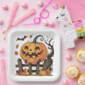 Halloween-Druckpumpenpapier Pappteller (Party)
