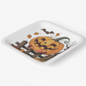 Halloween-Druckpumpenpapier Pappteller (Gewinkelt)