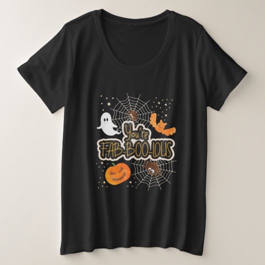 Halloween du bist fabelhaft große größe T-Shirt (Design vorne)