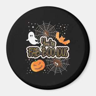 Halloween du bist fabelhaft magnet