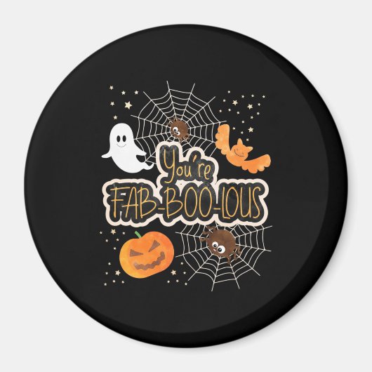 Halloween du bist fabelhaft magnet (Vorne)