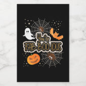 Halloween du bist fabelhaft weinetikett (Einzelnes Label)