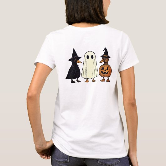 Halloween Duck Trio T-Shirt (Rückseite)
