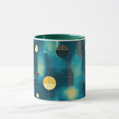 Halloween - Dunkelgrüner Spooky Broomstick Tasse (Zentrum)