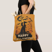 Halloween-Duo im Mondlicht Tasche (Von Nahem)