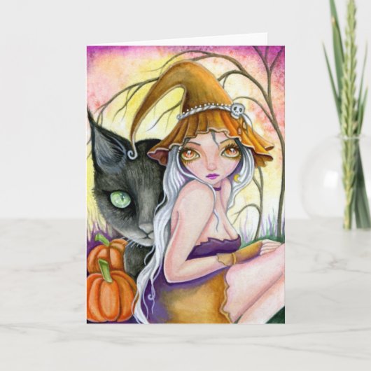 Halloween-Duo - leere Karte (Vorderseite)