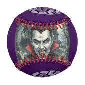 Halloween, durstiger Vampir Baseball (Rückseite)