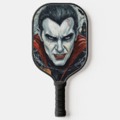 Halloween, durstiger Vampir  Pickleball Schläger (Vorderseite)