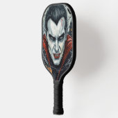 Halloween, durstiger Vampir  Pickleball Schläger (Links)
