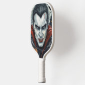 Halloween, durstiger Vampir  Pickleball Schläger (Links)