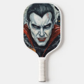 Halloween, durstiger Vampir  Pickleball Schläger (Vorderseite)