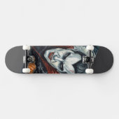 Halloween, durstiger Vampir  Skateboard (Horizontal)