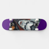 Halloween, durstiger Vampir  Skateboard (Horizontal)