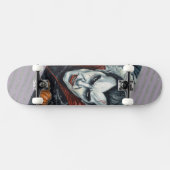 Halloween, durstiger Vampir  Skateboard (Horizontal)