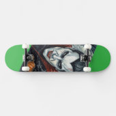 Halloween, durstiger Vampir  Skateboard (Horizontal)