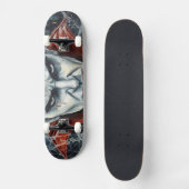 Halloween, durstiger Vampir  Skateboard (Vorderseite)