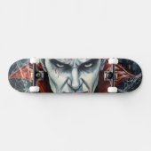 Halloween, durstiger Vampir  Skateboard (Horizontal)
