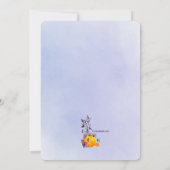 Halloween-Duscheinladung Einladung (Rückseite)