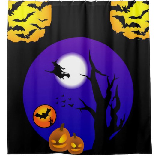 Halloween Duschvorhang (Vorderseite)