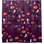 Halloween Duschvorhang (Vorderseite)