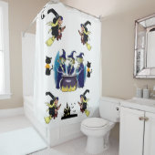 Halloween-Duschvorhang Duschvorhang (Beispiel)