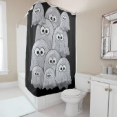 Halloween-Duschvorhang Duschvorhang (Beispiel)