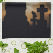 Halloween Dusk Geschirrtuch (Gefaltet)