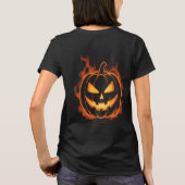 Halloween Dynamic Intersektion Schwarz/Weiß T-Shirt (Rückseite)