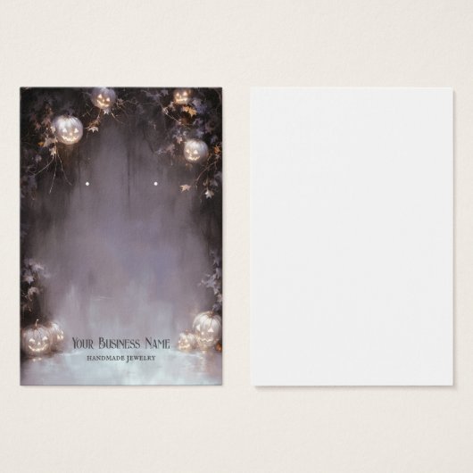 Halloween Earring Display Card (Vorne & Hinten)