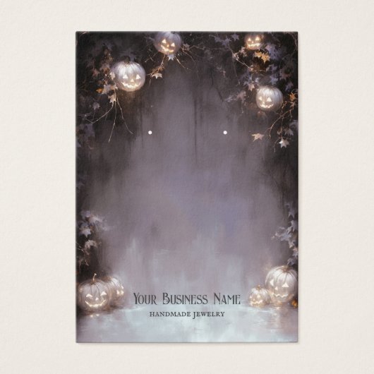 Halloween Earring Display Card (Vorderseite)