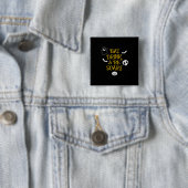 Halloween Eat Drink and Be Scary Birthday Button (Beispiel)
