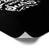 Halloween Eat Drink And Be Scary Funny Womens Poster (Ecke)